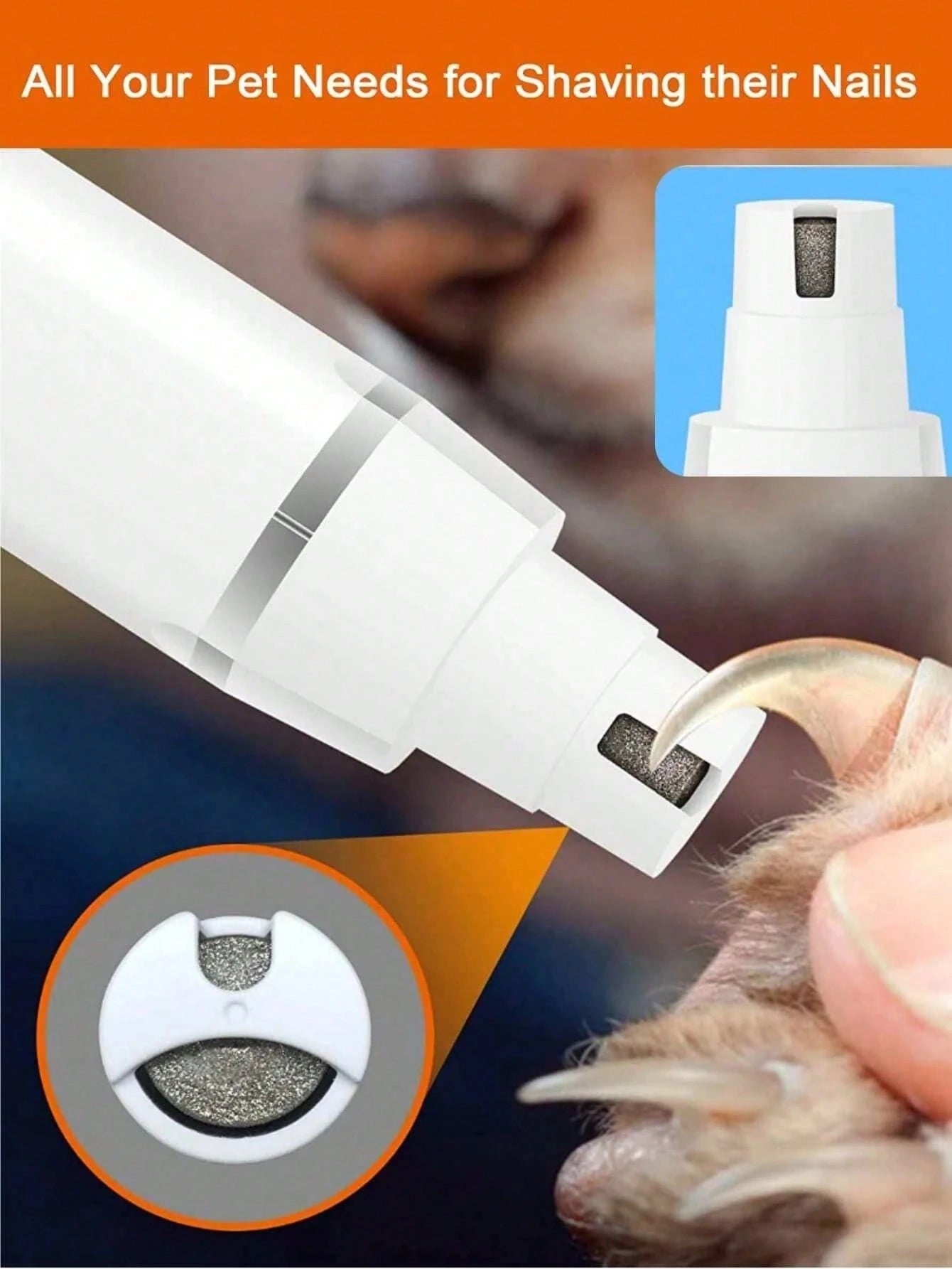 1 Set of Rechargeable 4-In-1 and 2-In-1 Pet Grooming Clipper Set for Nail and Pet Hair Trimming, Pet Trimmer, Rechargeable Pet Clipper for Dogs - Professional Pet Grooming Kit with Pedicure Clippers - Quiet, Efficient Trimming - Perfect for Home Use and Professional Pet Groomers, Great Christmas Gift for Pet Groomers!