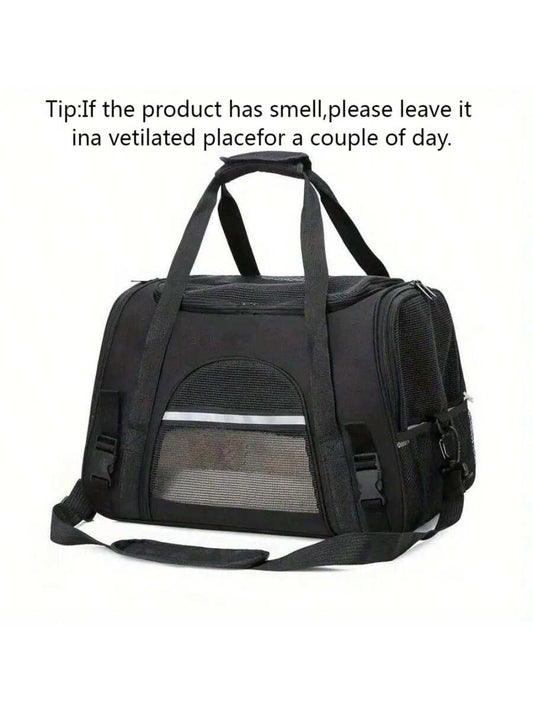 Cat Carriers for Small to Medium Cats and Small Pets, Small Dog Carrier [Random Zipper Color]