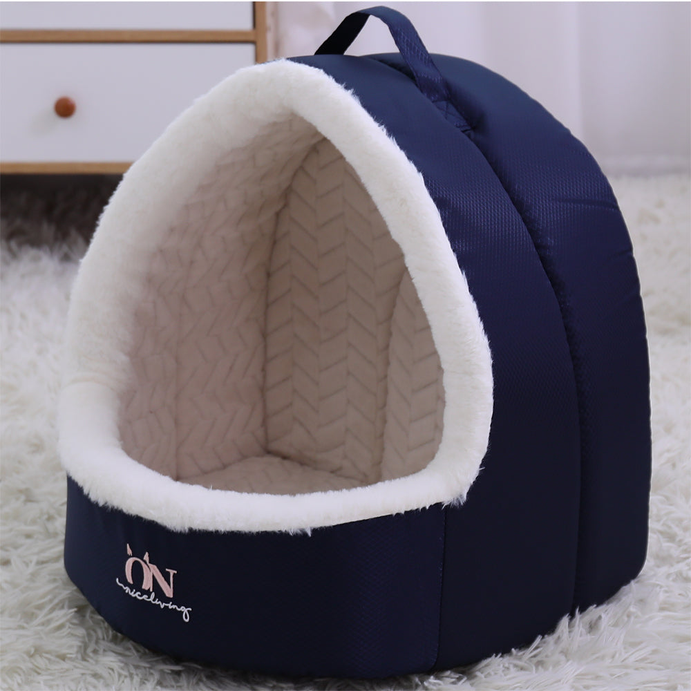 Cozy Covered Cat Bed