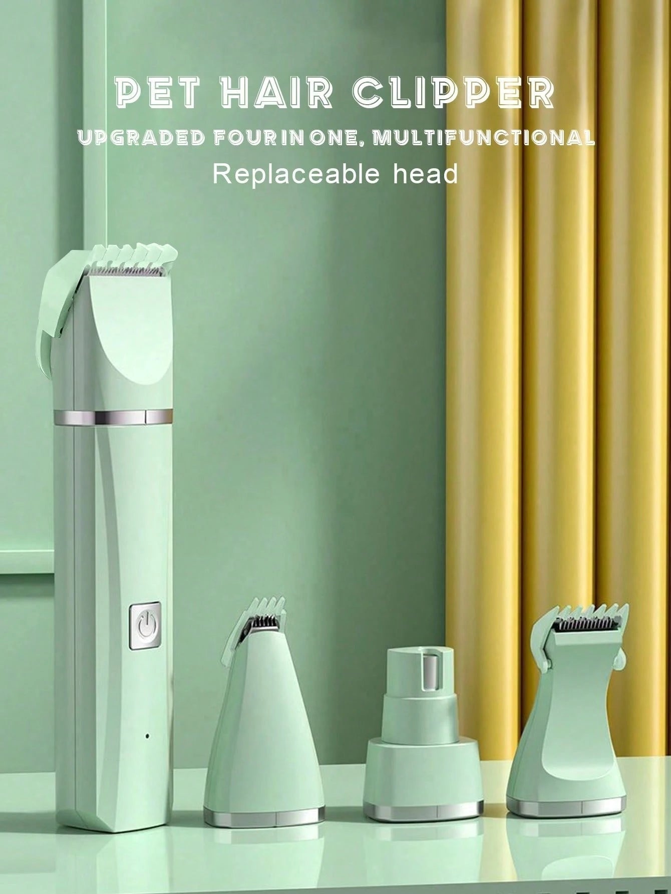 1 Set of Rechargeable 4-In-1 and 2-In-1 Pet Grooming Clipper Set for Nail and Pet Hair Trimming, Pet Trimmer, Rechargeable Pet Clipper for Dogs - Professional Pet Grooming Kit with Pedicure Clippers - Quiet, Efficient Trimming - Perfect for Home Use and Professional Pet Groomers, Great Christmas Gift for Pet Groomers!